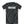 Load image into Gallery viewer, Flat lay of black RULERS t-shirt with bold white GENTELART logo – classic fit, minimal design
