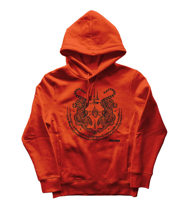 HOODIE | Tiger Crouch / Tangerine